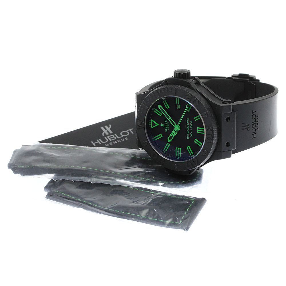 HUBLOT Big Bang King King All Black/Green 322.CL.1190.GR.ABG11 black Dial Automatic Men's Watch_628349