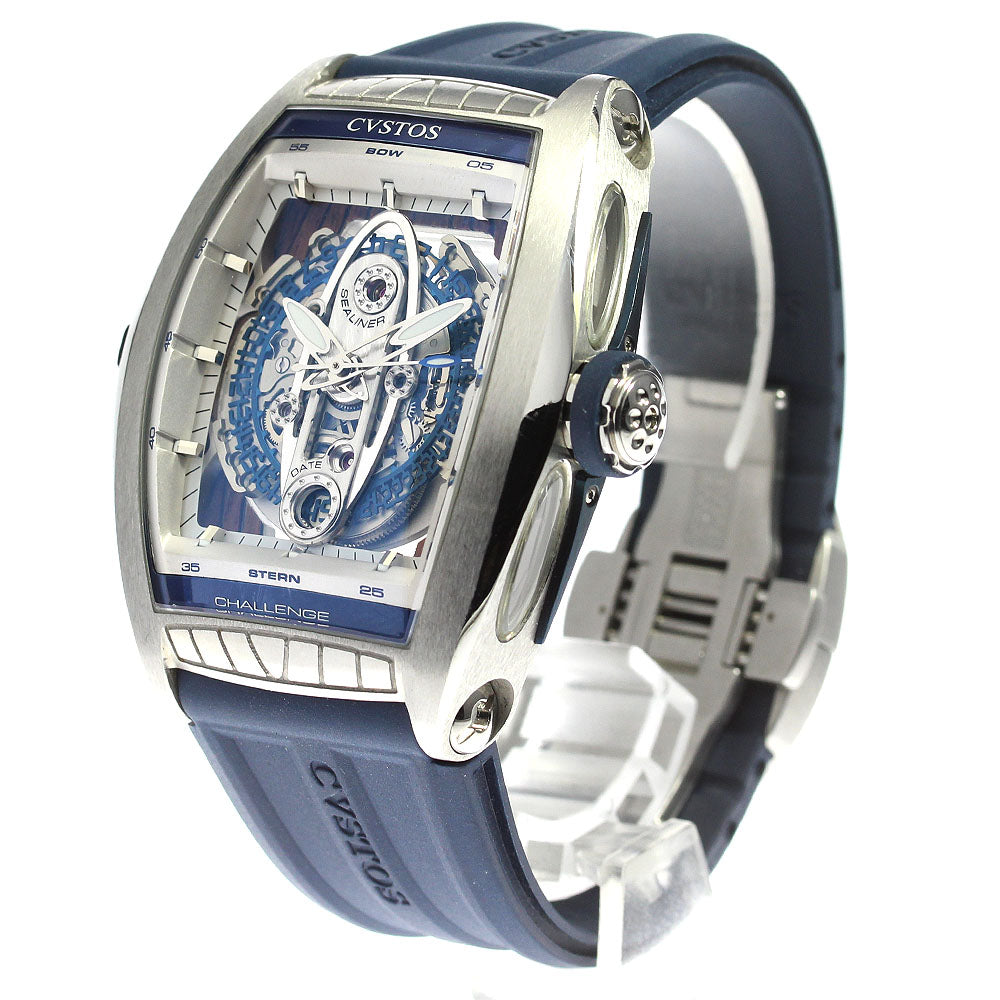 CVSTOS Challenge Sealiner CVT-SEA-ST Date skeleton Dial Automatic Men's_795501