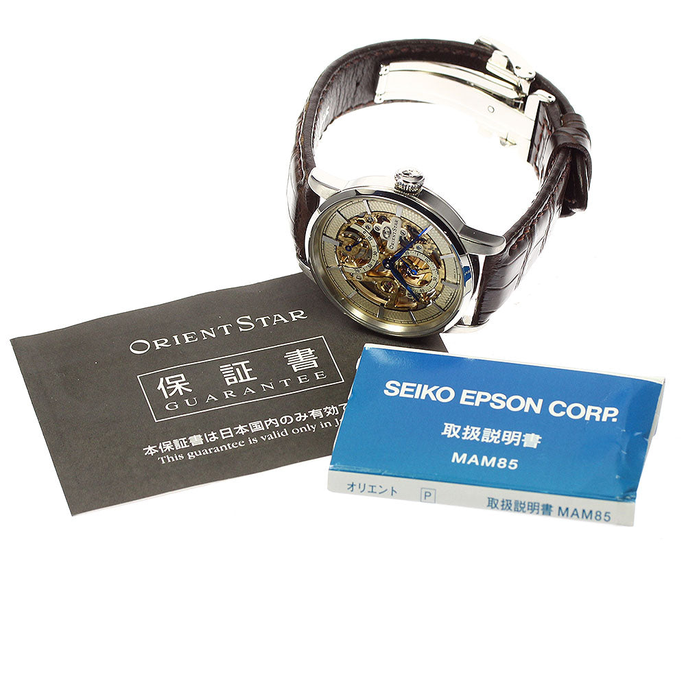 ORIENT Orient Star Classic RK-AZ0001S skeleton Silver / Skeleton Dial Hand Winding Men's Watch_795704