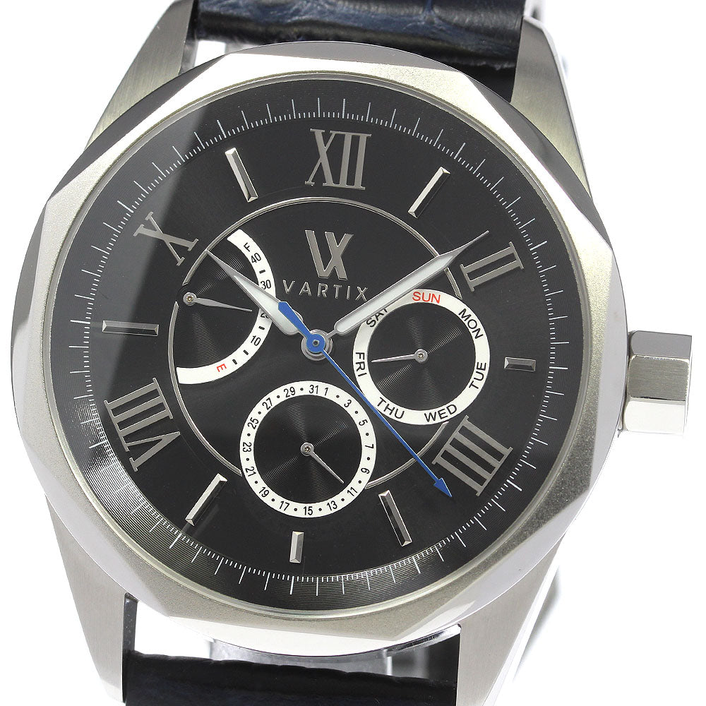 VARTIX ALIVE PR01 Power Reserve Day Date black Dial Automatic Men's Watch_798617