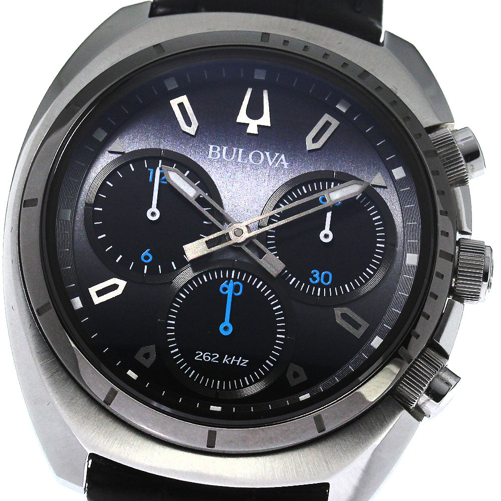 BULOVA 98A155 Chronograph black Dial Quartz Men's Watch_798635