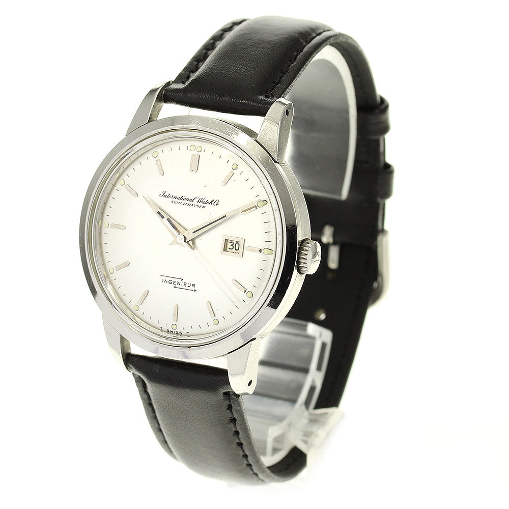 IWC SCHAFFHAUSEN In junior cal.8531 date Silver Dial Automatic Men's_801424