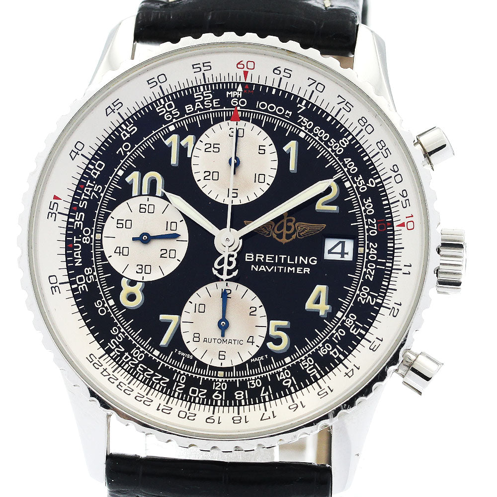 BREITLING Old Navitimer A13022 Chronograph black Dial Automatic Men's_805091