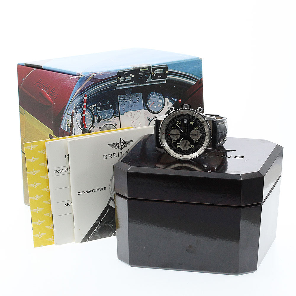 BREITLING Old Navitimer A13022 Chronograph black Dial Automatic Men's_805091