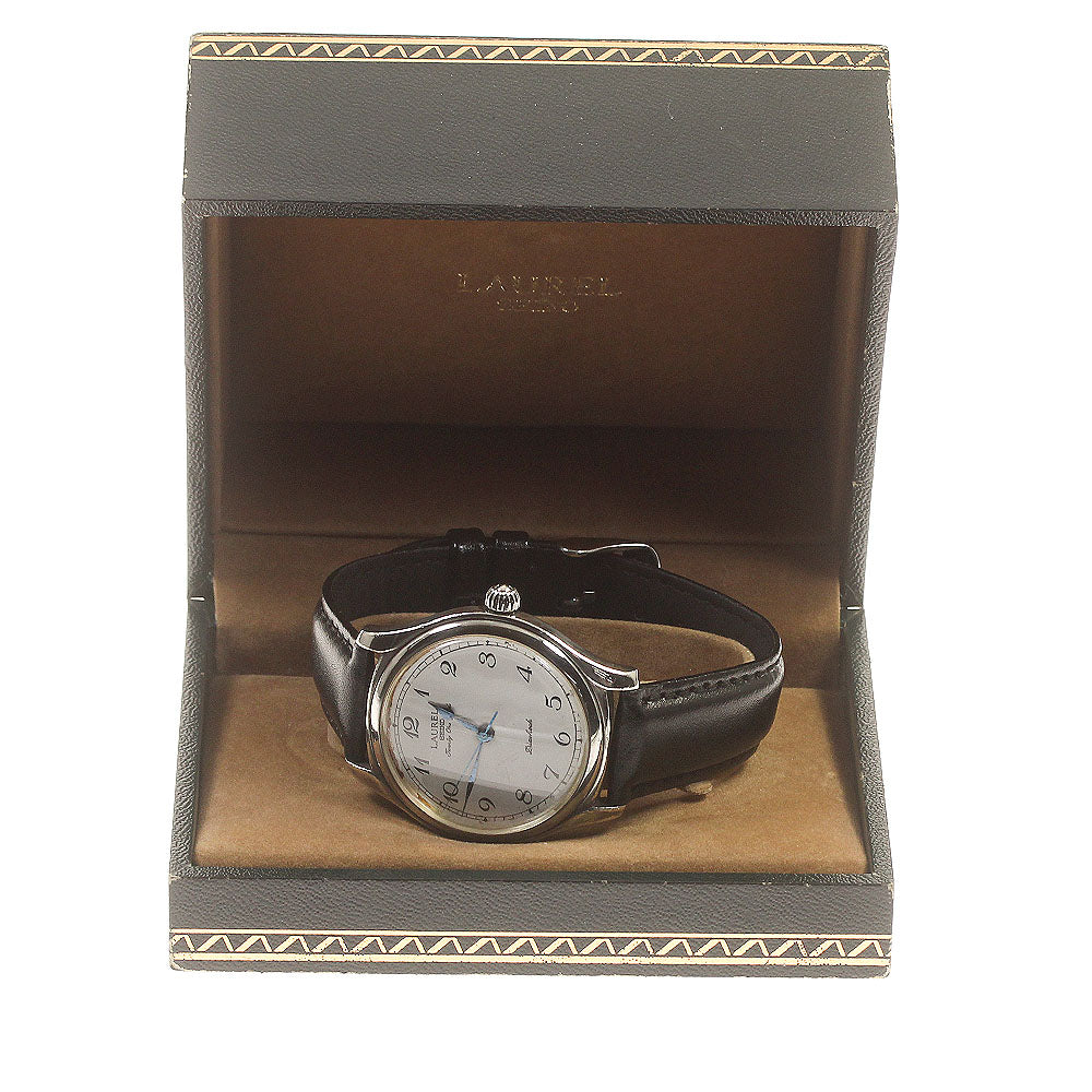 SEIKO Laurel 4S24-0040 SV925 Enamel Dial Vintage white Dial Hand Winding Men's Watch_806146