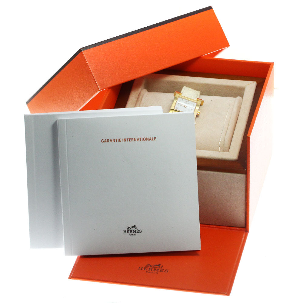 HERMES H watch HH1.202 white Dial Quartz Ladies Watch_807603