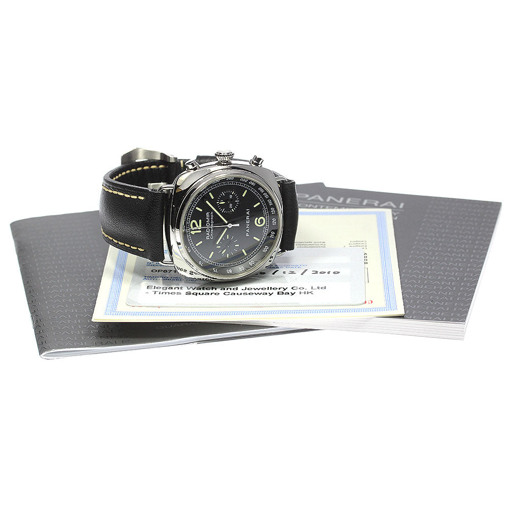 PANERAI Radiomir PAM00288 Chronograph black Dial Automatic Men's Watch_808630