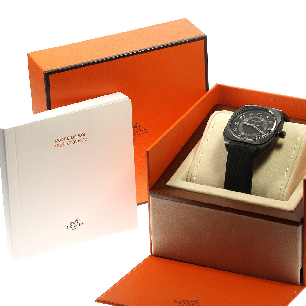 HERMES H08 SP1.742 Date black Dial Automatic Men's Watch_811142