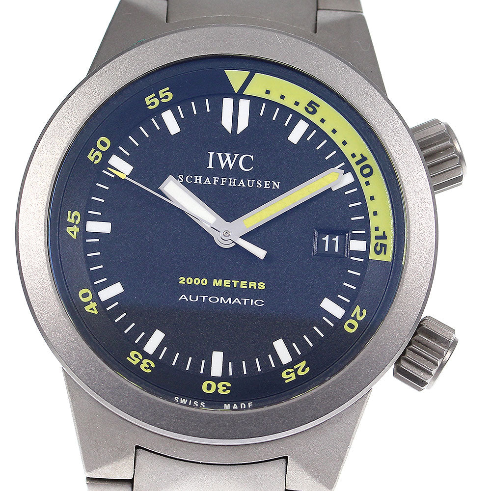 IWC SCHAFFHAUSEN Aquatimer Automatic 2000 IW353803 Automatic Men's Watch_811909