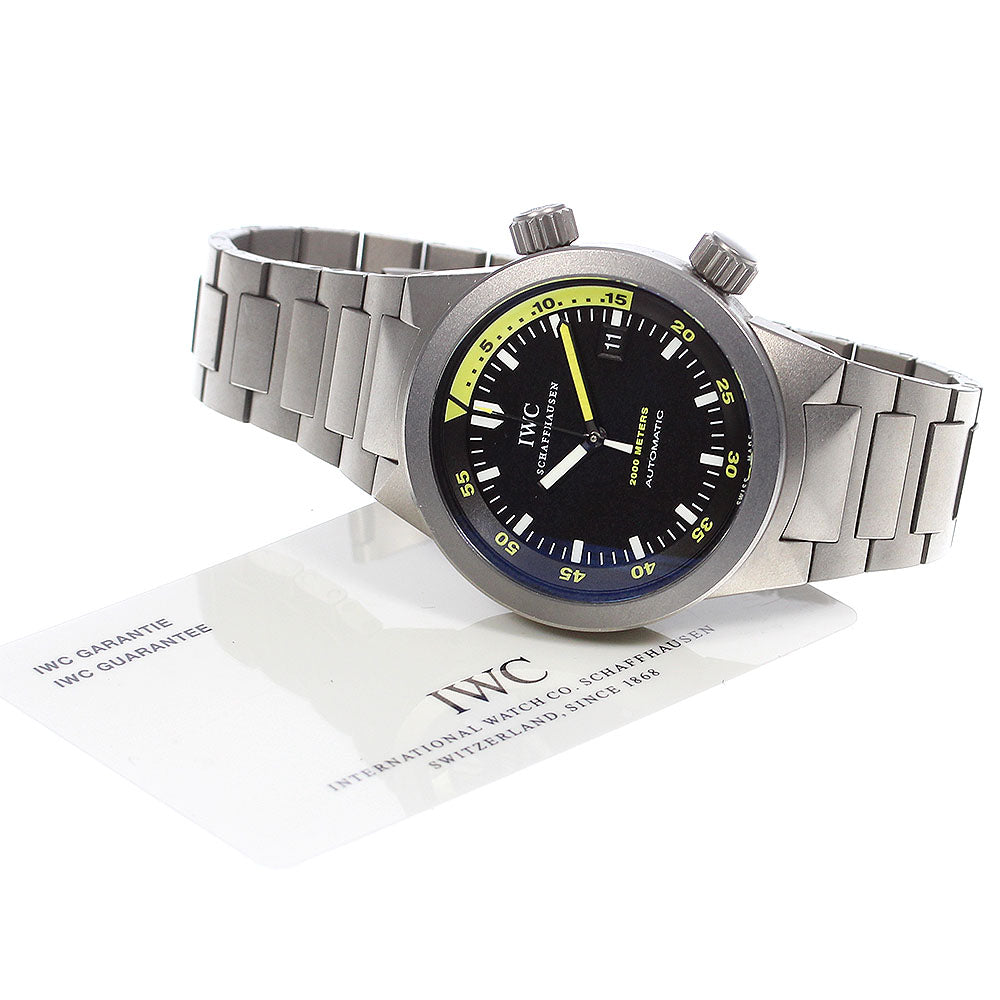 IWC SCHAFFHAUSEN Aquatimer Automatic 2000 IW353803 Automatic Men's Watch_811909