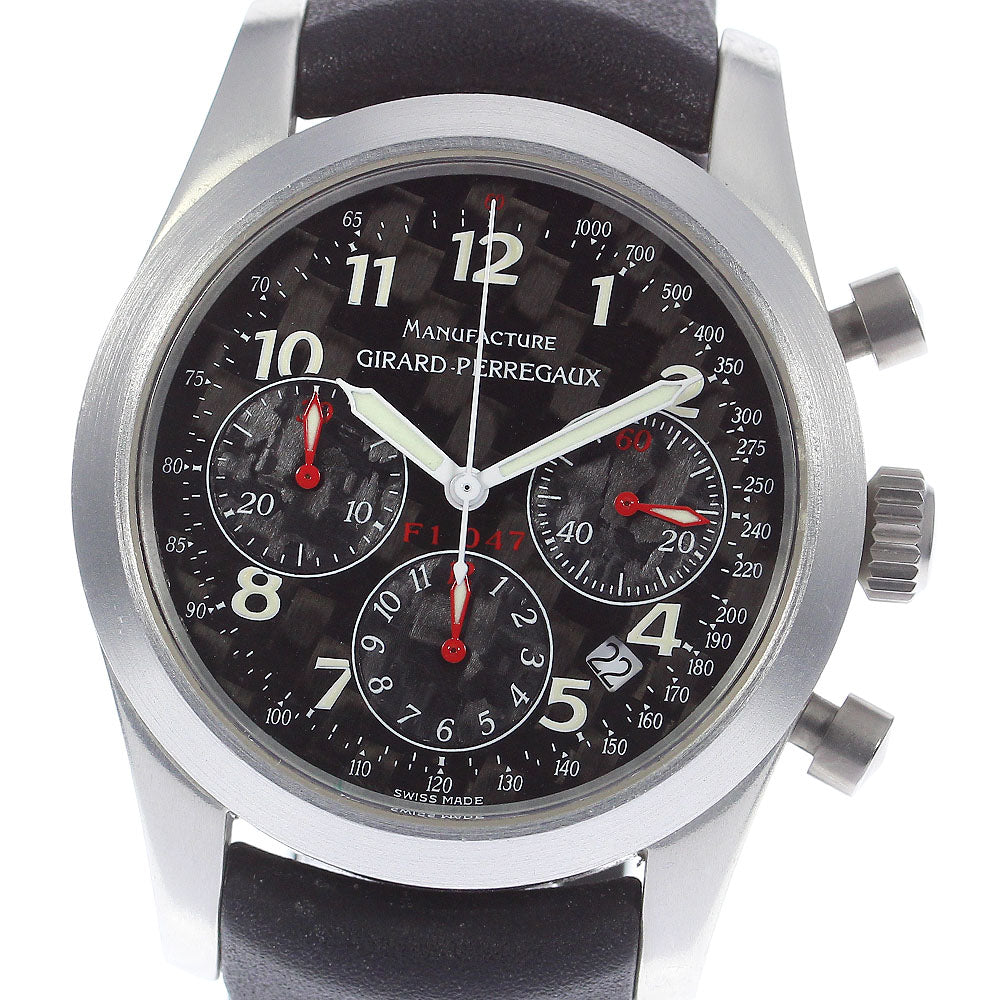GIRARD-PERREGAUX Ferrari 4955 Chronograph Date black Dial Automatic Men's_812002