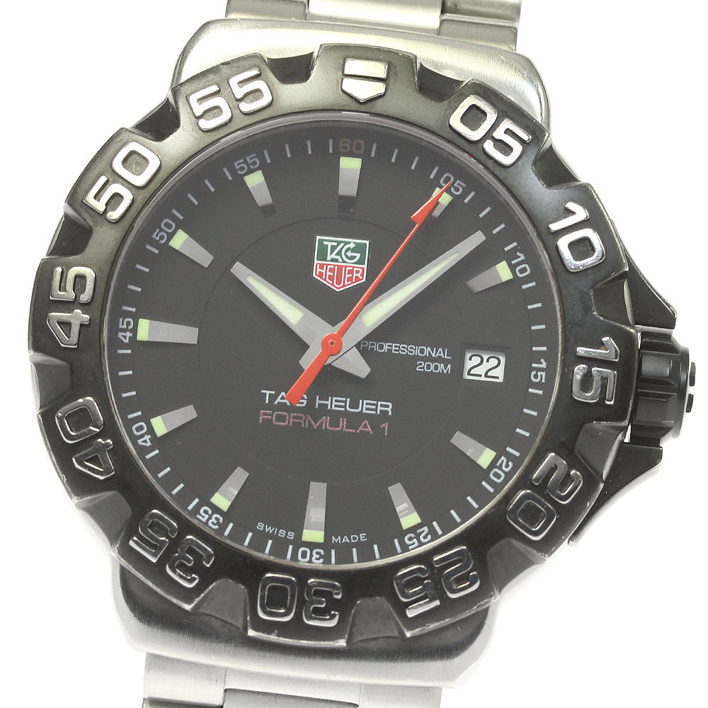 TAG HEUER Formula 1 WAH1110-0 Date black Dial Quartz Men's Watch_816767