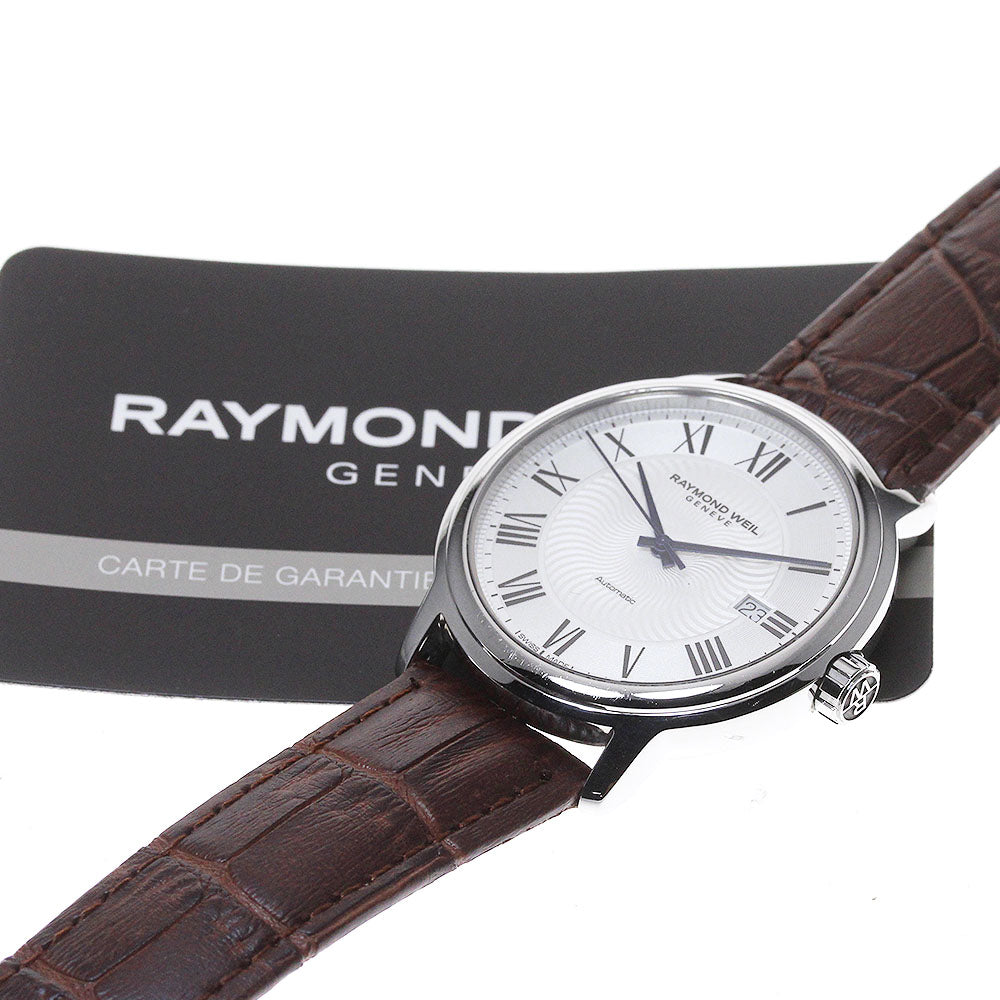 RAYMOND WEIL Maestro 2237-ST-00659 Date Silver Dial Automatic Men's Watch_830440