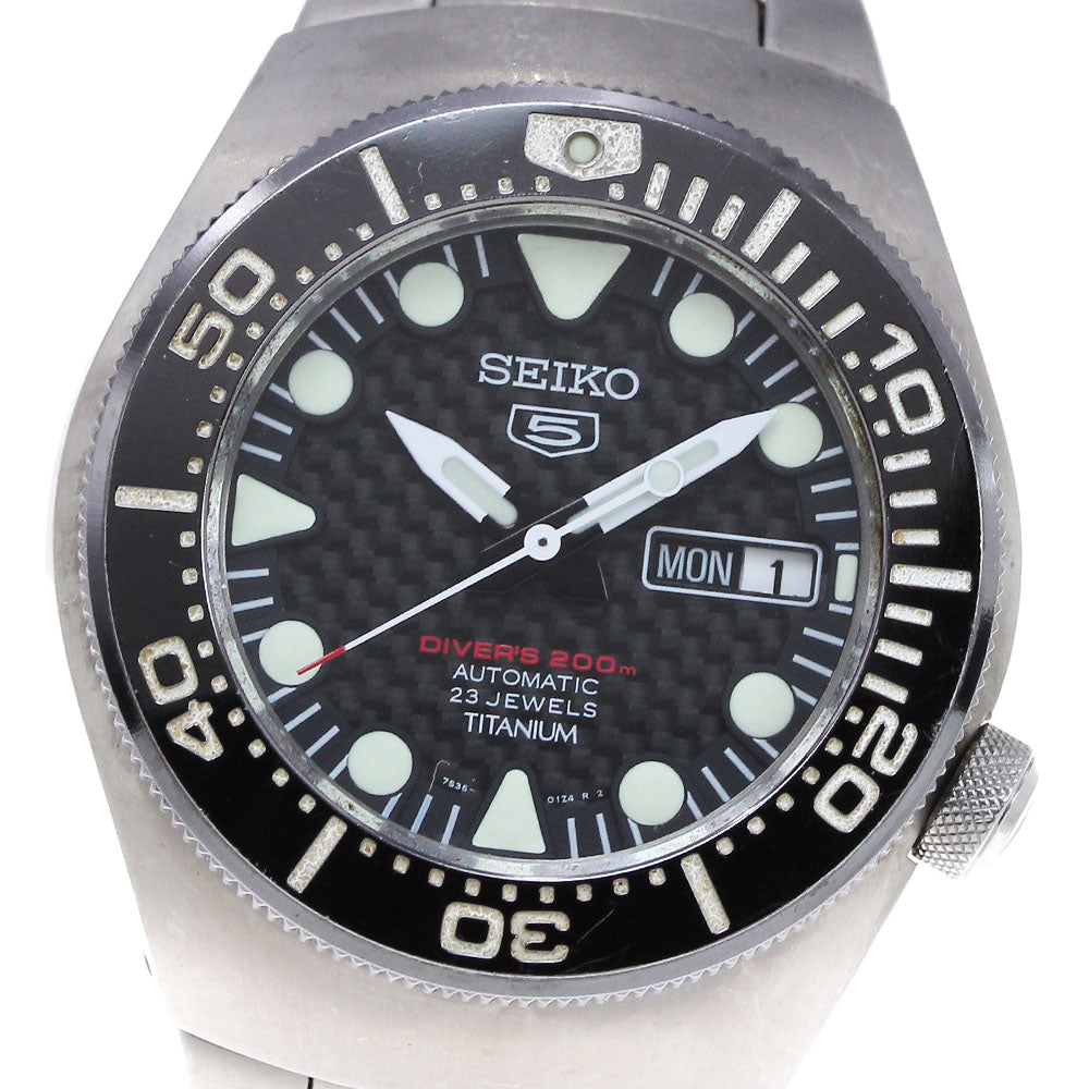 SEIKO Seiko 5 Ref.SKZ205/7S36-01S0 Day date blue Dial Automatic Men's_839935