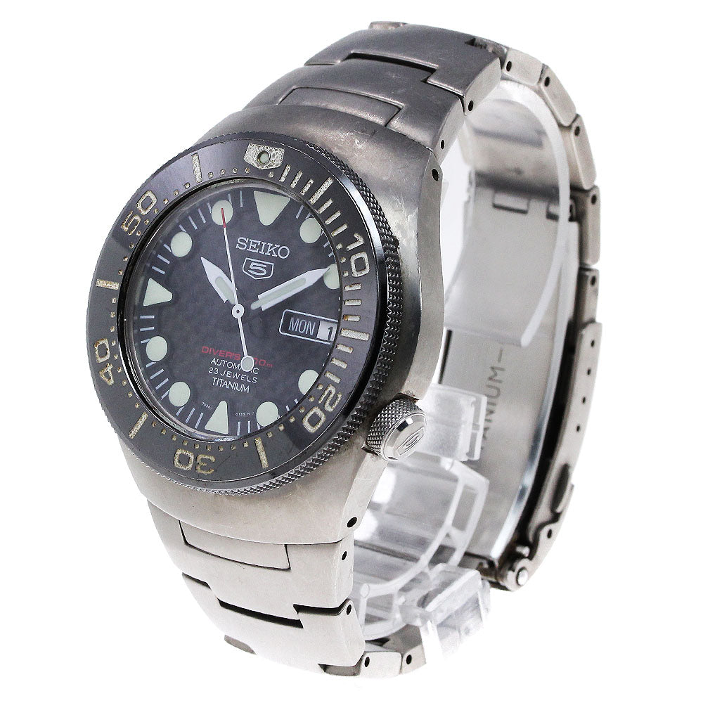 SEIKO Seiko 5 Ref.SKZ205/7S36-01S0 Day date blue Dial Automatic Men's_839935
