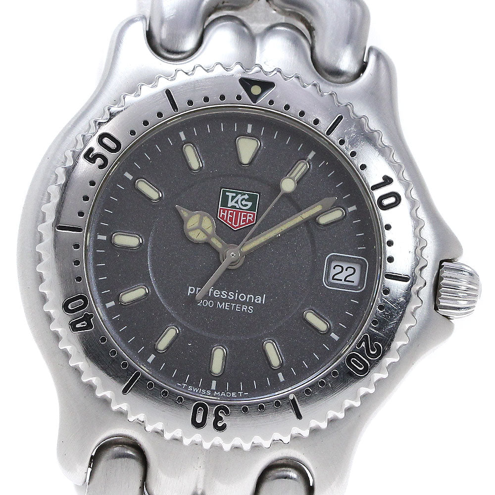 TAG HEUER S/el WG1113-0 Date gray Dial Quartz Men's Watch_840059