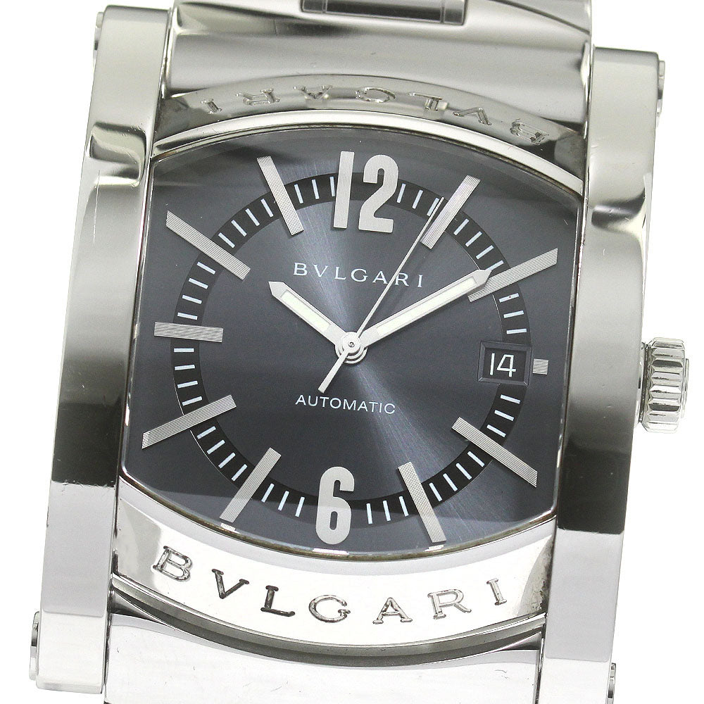 BVLGARI Assioma AA48S Date gray Dial Automatic Men's Watch_844498