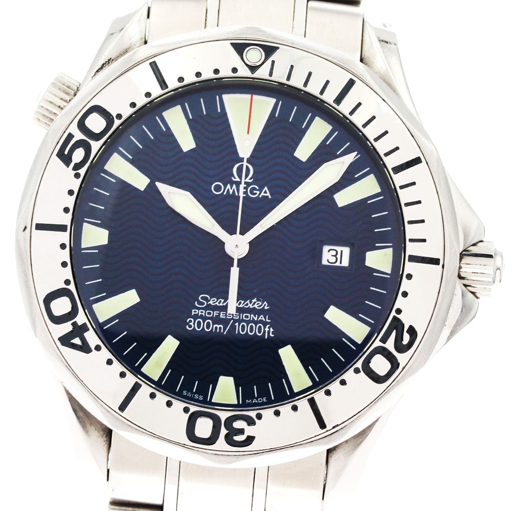 OMEGA Seamaster300 2265.80 Date blue Dial Quartz Men's Watch_847480