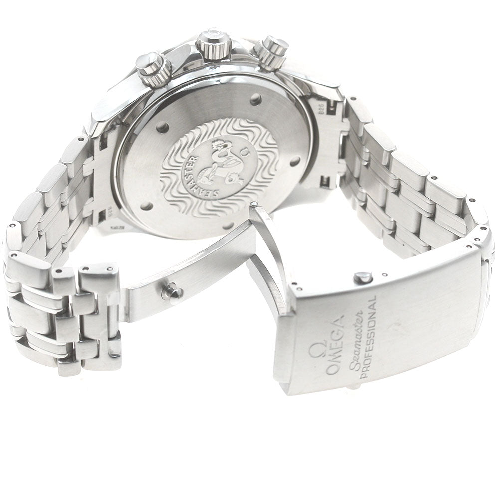 OMEGA Seamaster300 2599.80 Date Chronograph Navy Dial Automatic Men's _865296