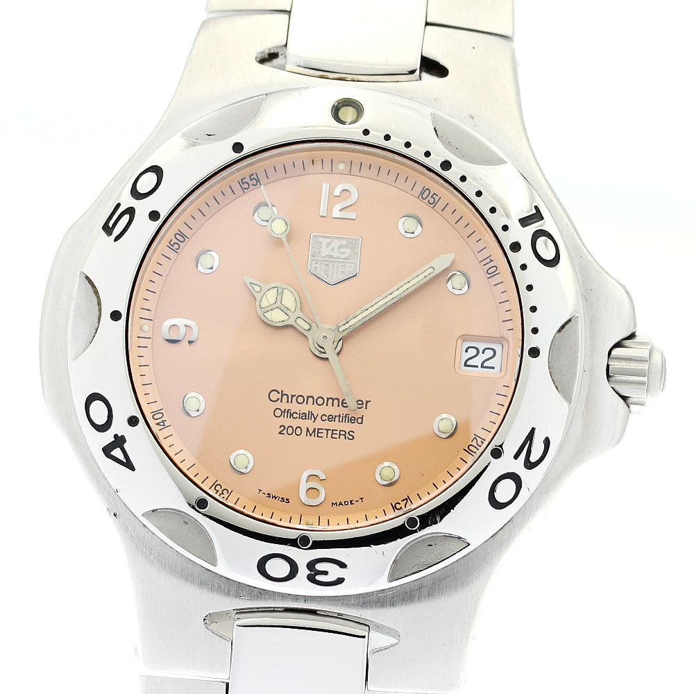 TAG HEUER Kylium WL5114 Chronometer Date Orange Dial Automatic Men's_866470