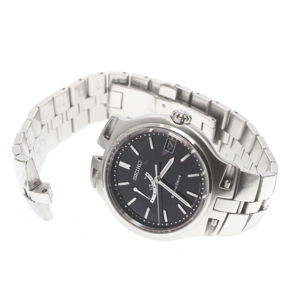 SEIKO Spring drive first model SBWA001/7R68-0A10 black Dial Spring drive Men's Watch_868318