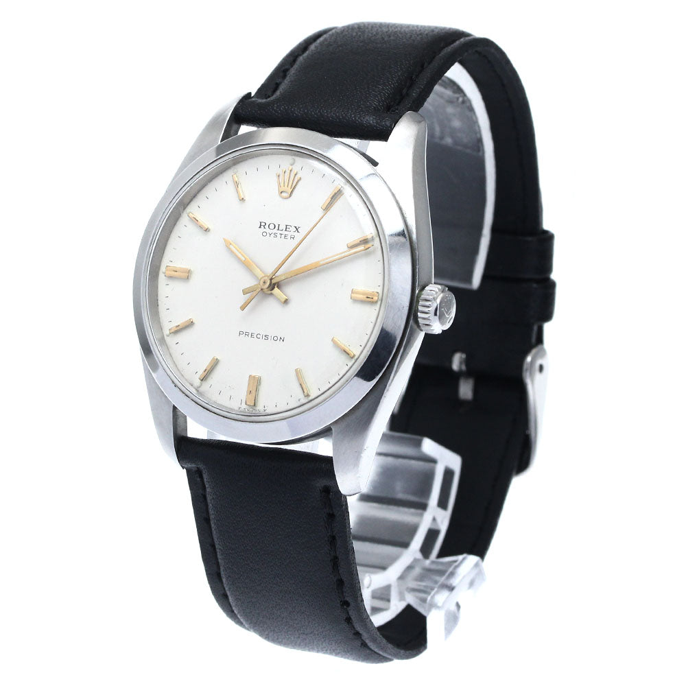 ROLEX 6424 Vintage Cal.3924 Silver Dial Hand Winding Men's Watch_868603