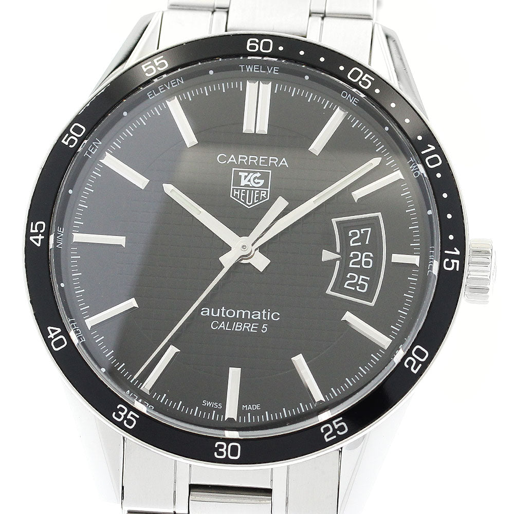 TAG HEUER Carrera Caliber 5 WV211M-0 Date black Dial Automatic Men's_870659