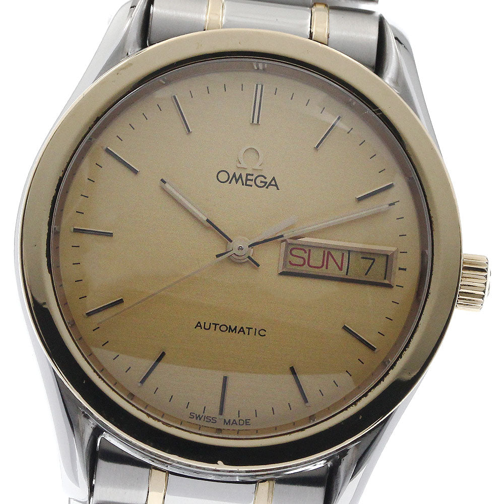 OMEGA Classic 5120.10 Day Date YG2 tone gold Dial Automatic Men's Watch_870893