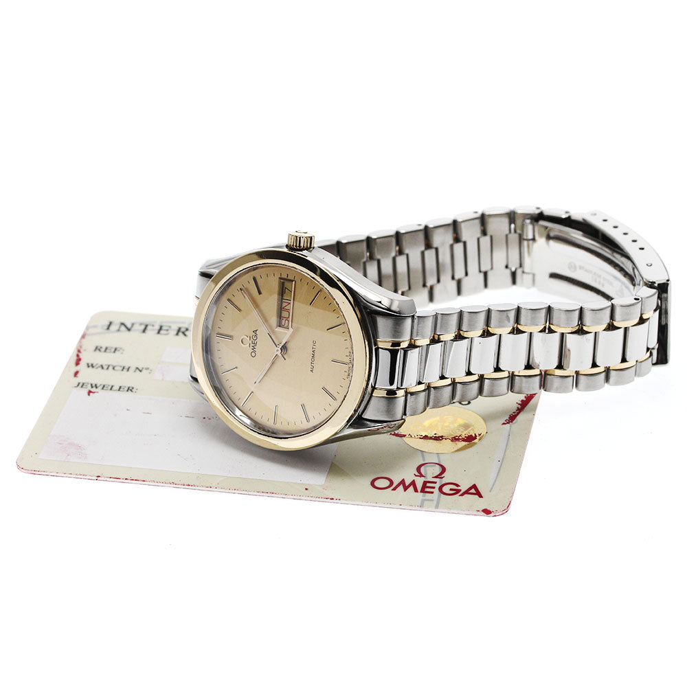 OMEGA Classic 5120.10 Day Date YG2 tone gold Dial Automatic Men's Watch_870893