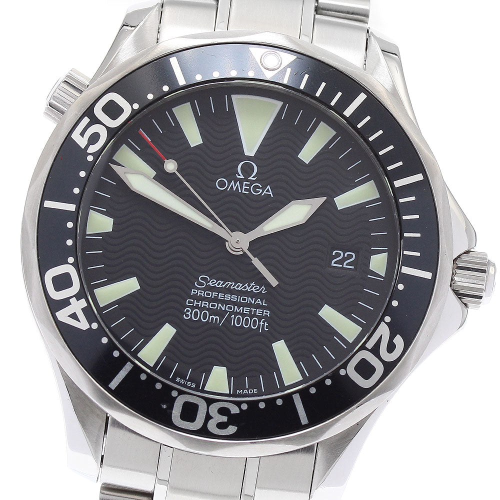 OMEGA Seamaster300 2254.50 Date black Dial Automatic Men's Watch_871922