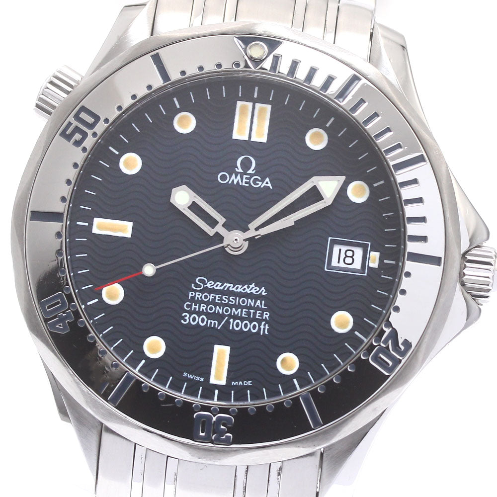 OMEGA Seamaster300 2532.80 Date Navy Dial Automatic Men's Watch_872035