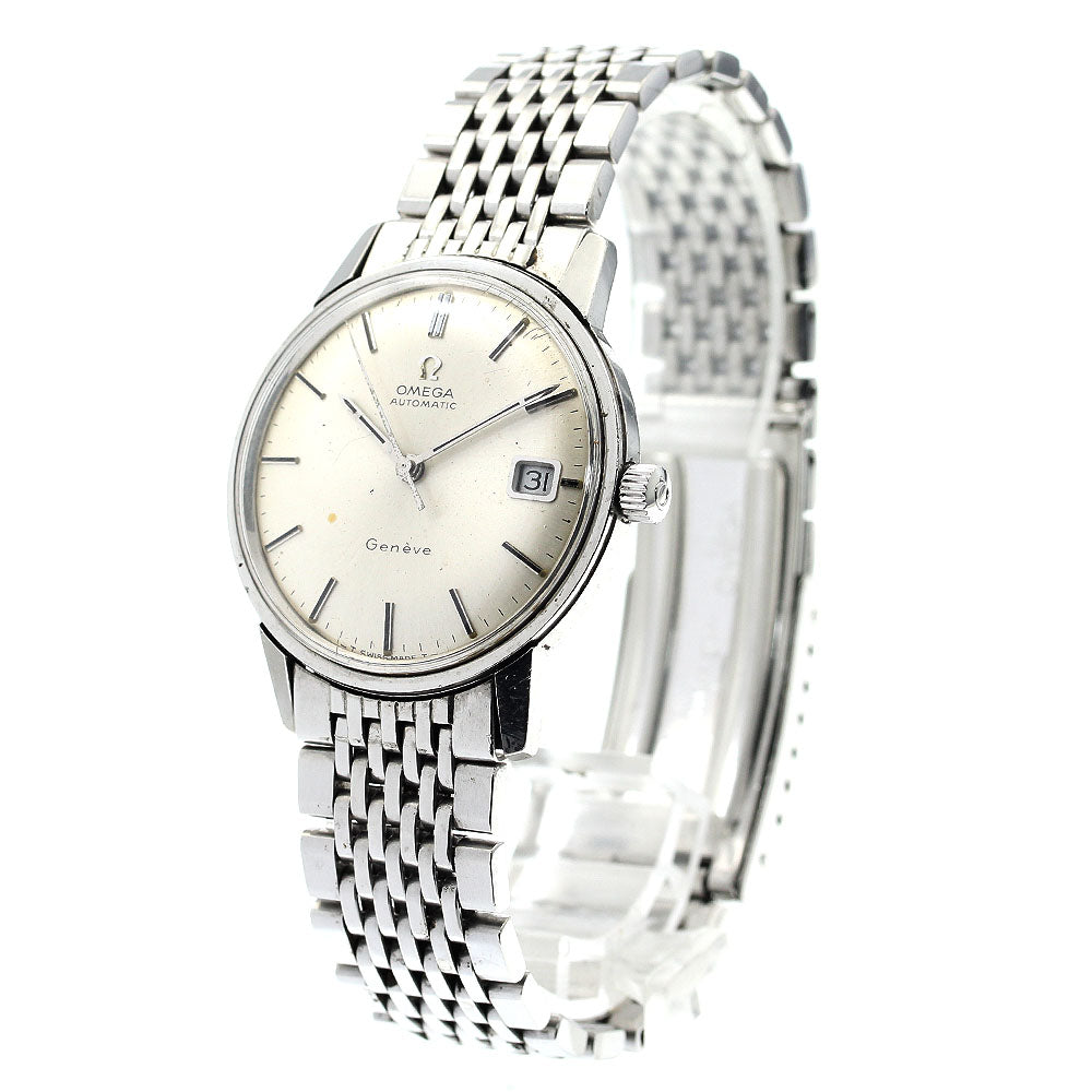 OMEGA Geneve 166.041 Cal.565 Date Silver Dial Automatic Men's Watch_874234