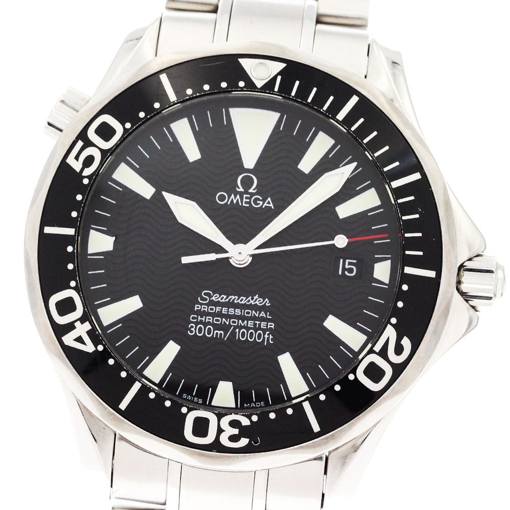 OMEGA Seamaster300 2254.50 Date black Dial Automatic Men's Watch_874519