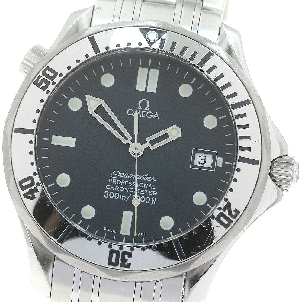 OMEGA Seamaster300 2532.80 Date Navy Dial Automatic Men's Watch_875306