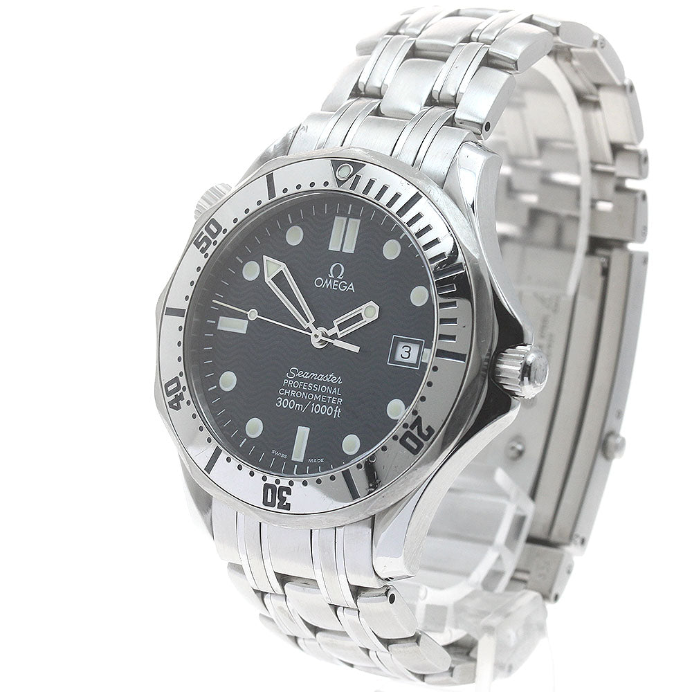 OMEGA Seamaster300 2532.80 Date Navy Dial Automatic Men's Watch_875306