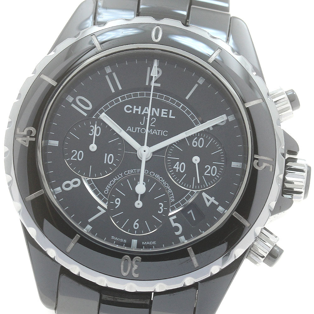 CHANEL J12 H0940 41MM Black Ceramic black Dial Automatic Men's Watch_875357