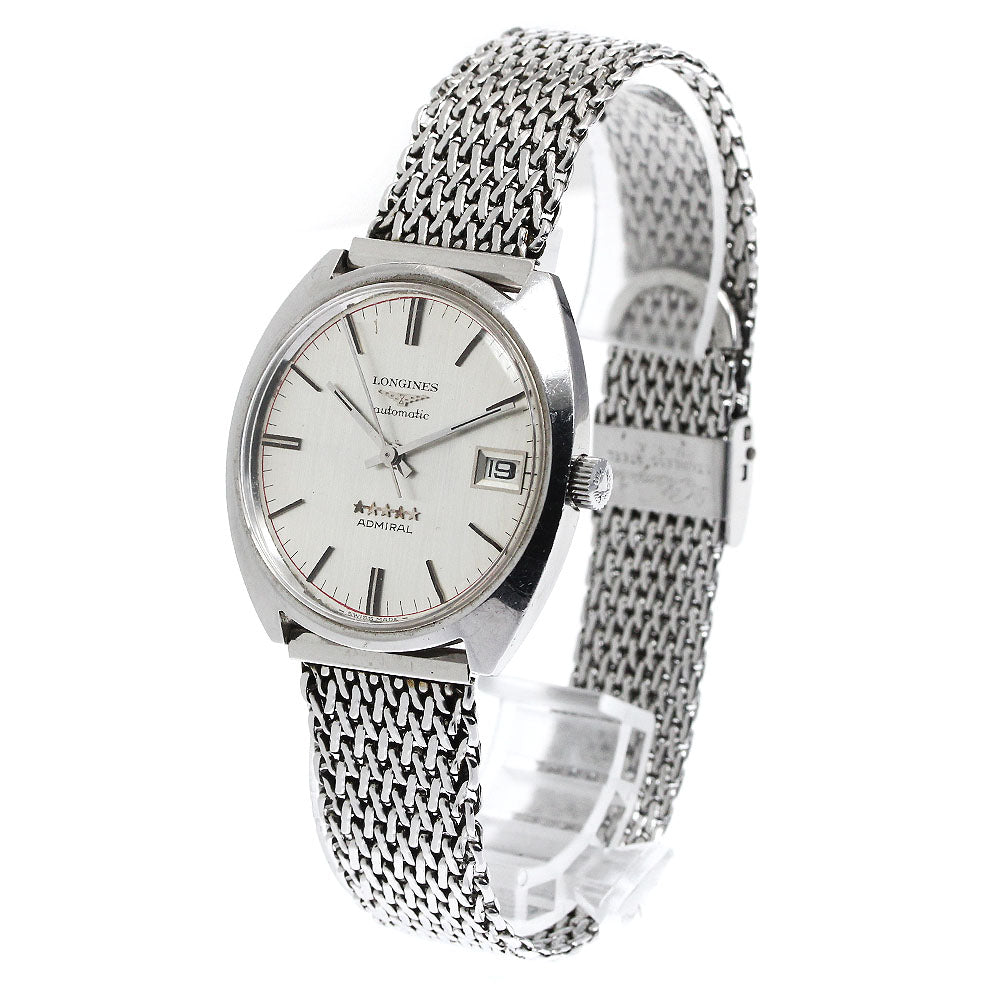 LONGINES Admiral 5 Star Vintage date Silver Dial Automatic Men's Watch_875796