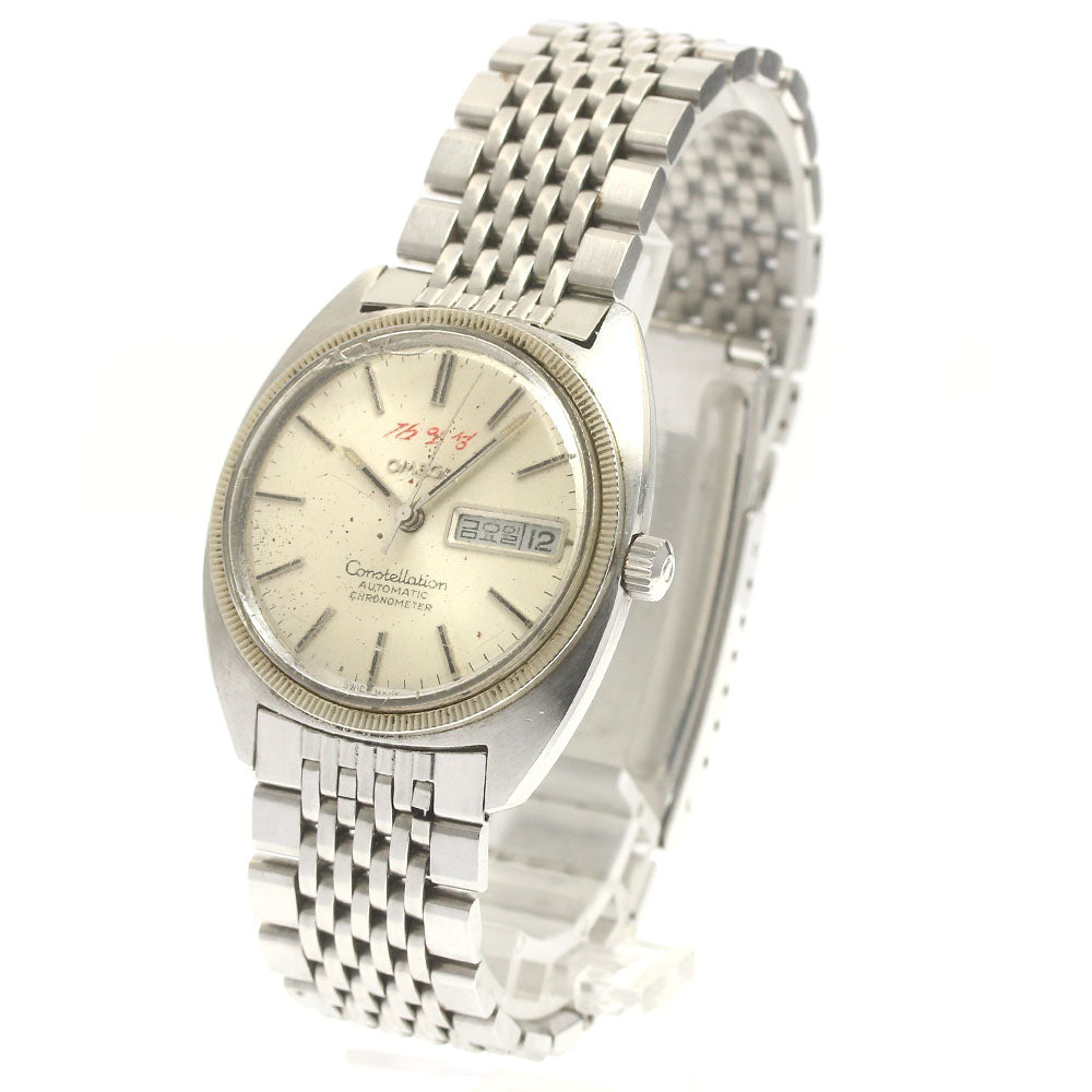 OMEGA Constellation 168.029 Kim Il-sung WG Bezel Day Date Cal.751 Silver Dial Automatic Men's Watch_875867