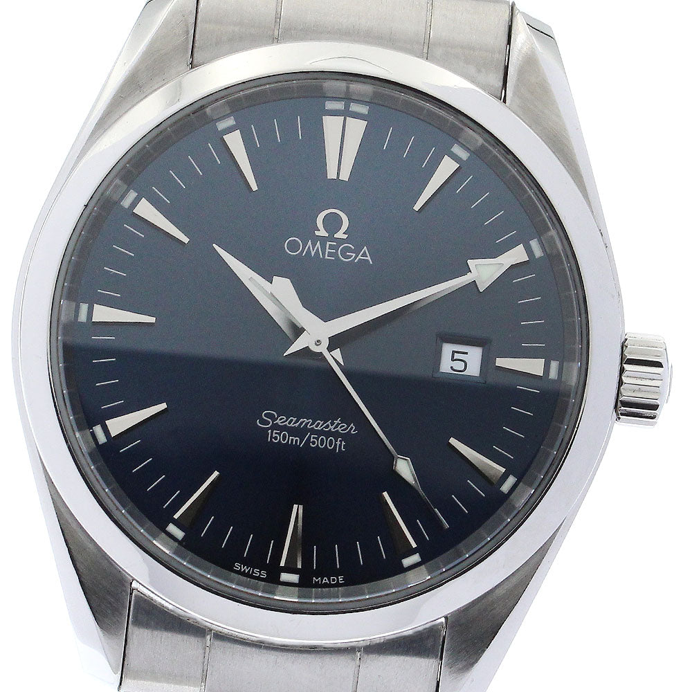 OMEGA Seamaster Aqua Terra 2517.80 Date Navy Dial Quartz Men's Watch_877296