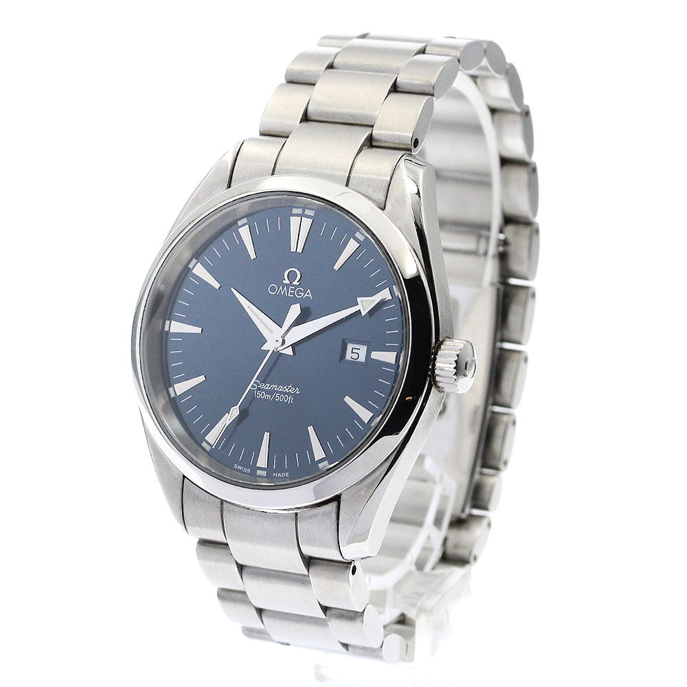 OMEGA Seamaster Aqua Terra 2517.80 Date Navy Dial Quartz Men's Watch_877296