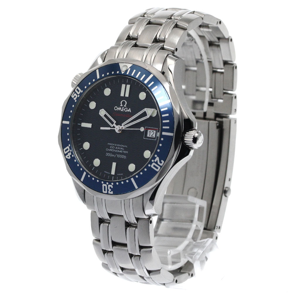 OMEGA Seamaster300 2220.80 Date Co-Axial Navy Dial Automatic Men's Watch_877529
