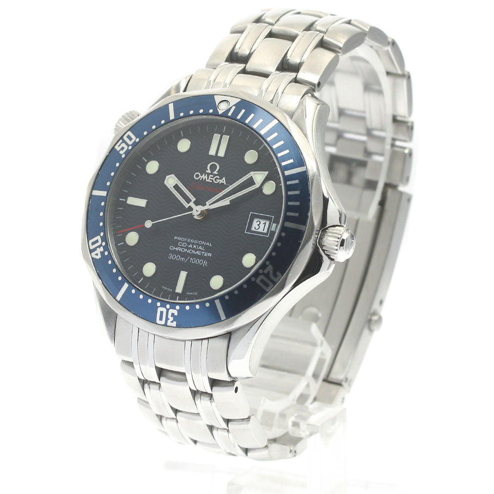 OMEGA Seamaster300 2220.80 Date Co-Axial Navy Dial Automatic Men's Watch_877747