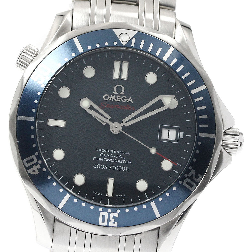 OMEGA Seamaster300 2220.80 Date Co-Axial Navy Dial Automatic Men's Watch_878034