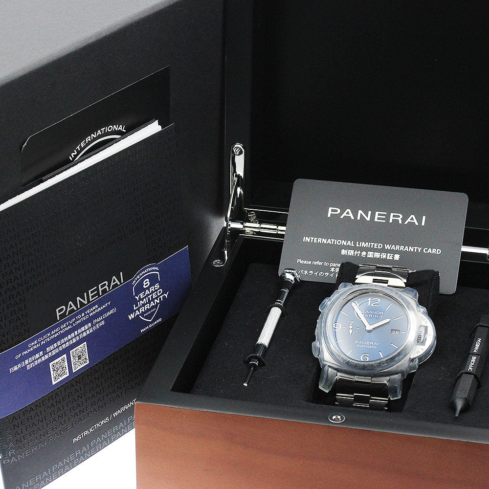 PANERAI Luminor Marina Specchio Blue 44MM PAM01316 Automatic Men's Watch_878614