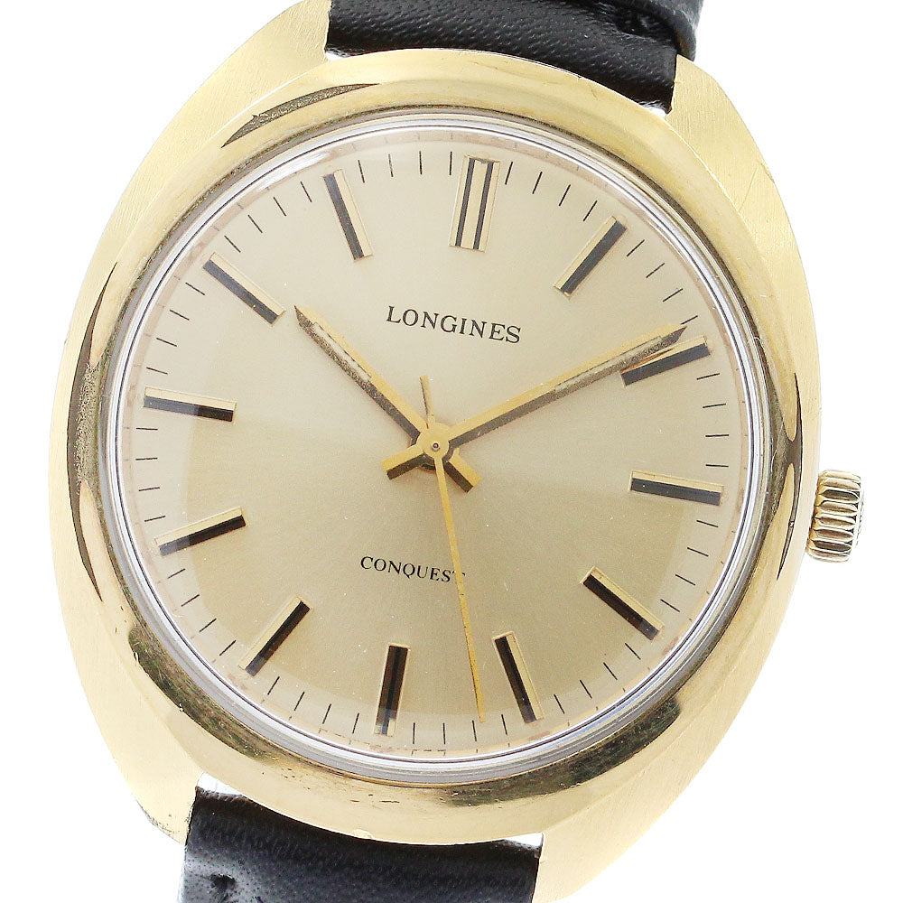 LONGINES Conquest Vintage Gold Dial Hand Winding Men's Watch_878701