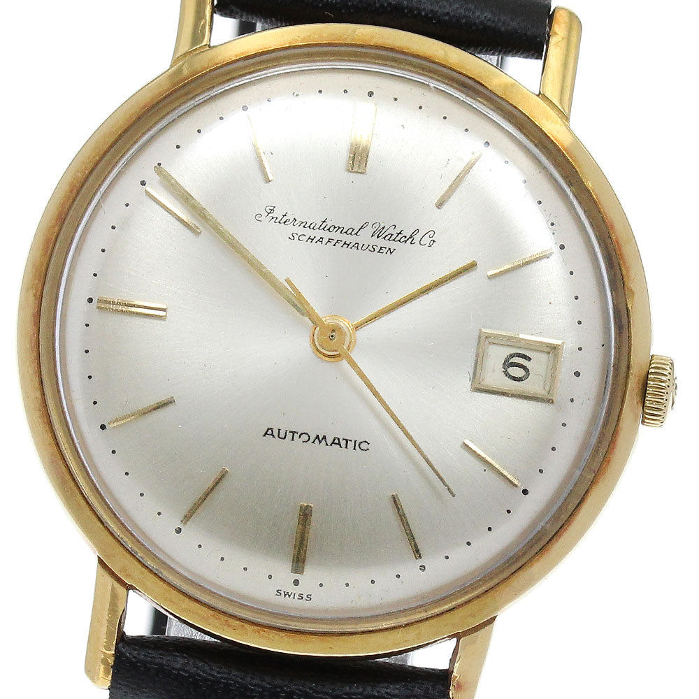 IWC SCHAFFHAUSEN R807A K18YG Vintage Cal.8541 Silver Dial Automatic Men's_878702