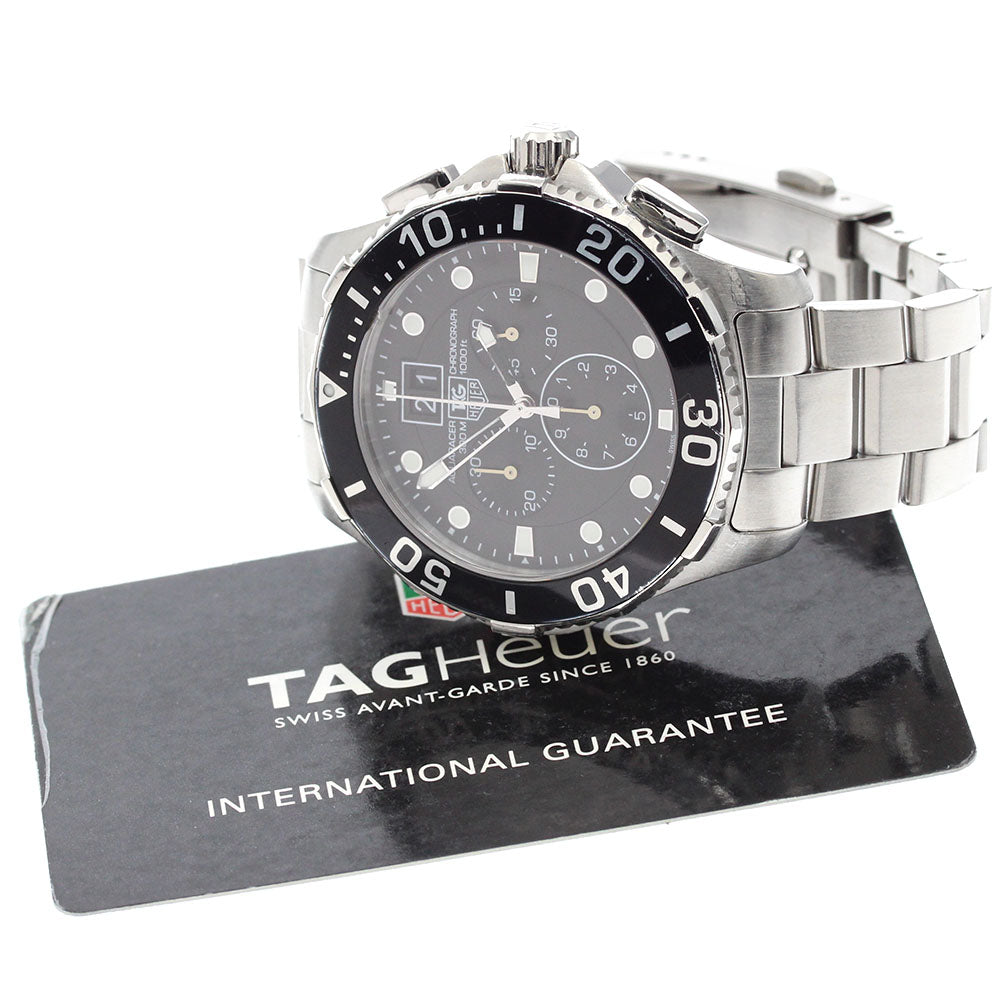 TAG HEUER Aqua racer CAN1010 Chronograph black Dial Quartz Men's Watch_878745