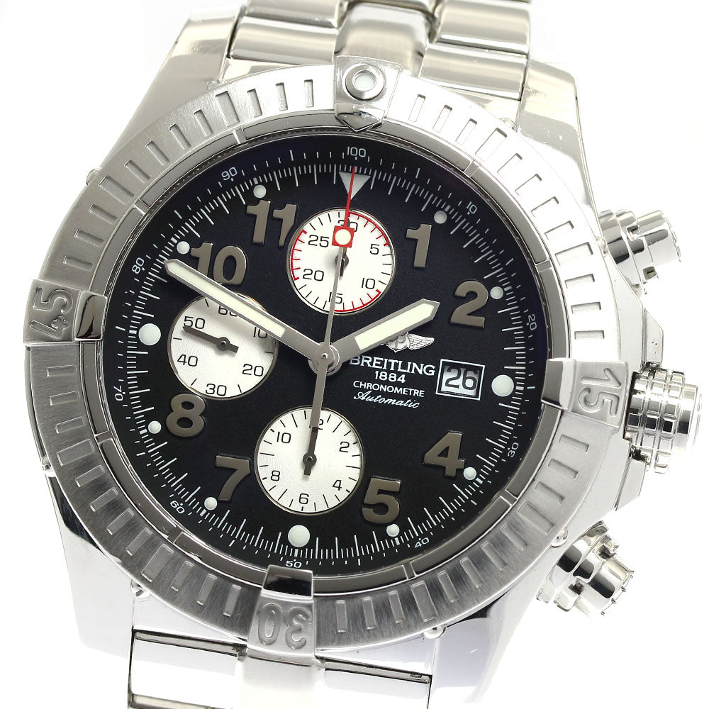 BREITLING Super avenger A13370 Date Chronograph Automatic Men's Watch_879025