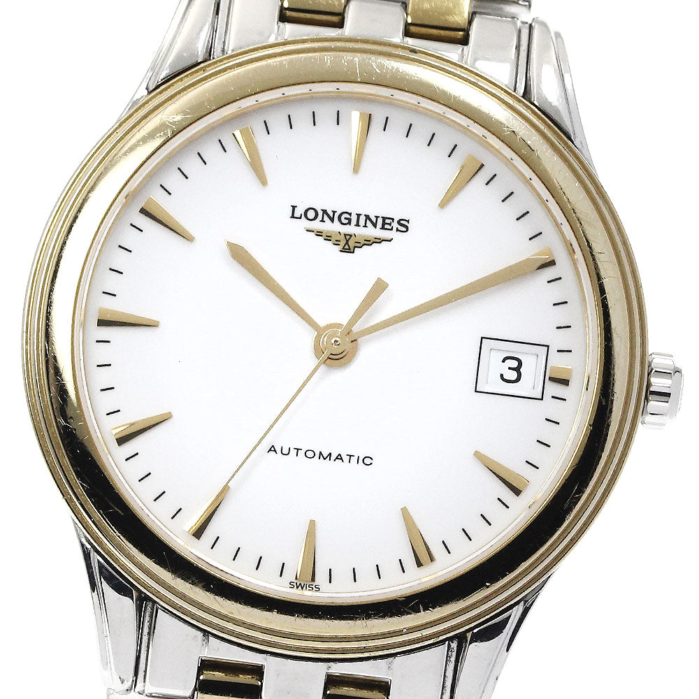 LONGINES Flagship L4.774.3 Date white Dial Automatic Men's Watch_879078