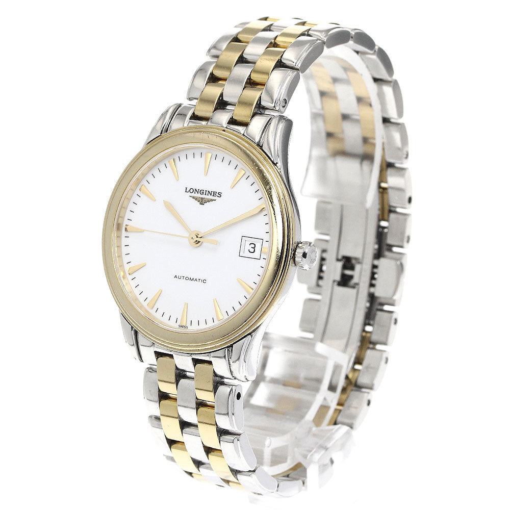 LONGINES Flagship L4.774.3 Date white Dial Automatic Men's Watch_879078